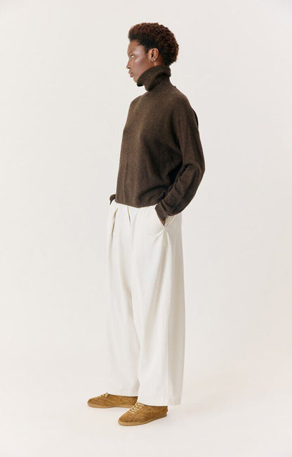 American Vintage - OUITY Pullover | Choco Chine