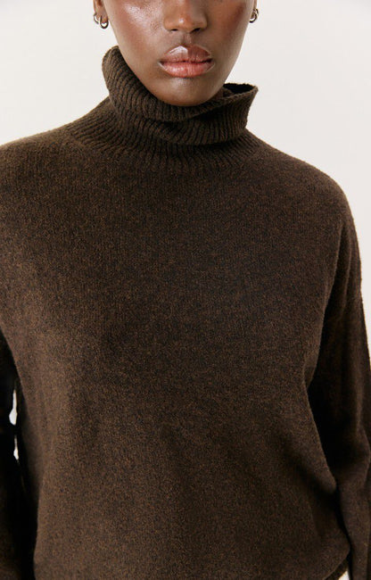 American Vintage - OUITY Pullover | Choco Chine