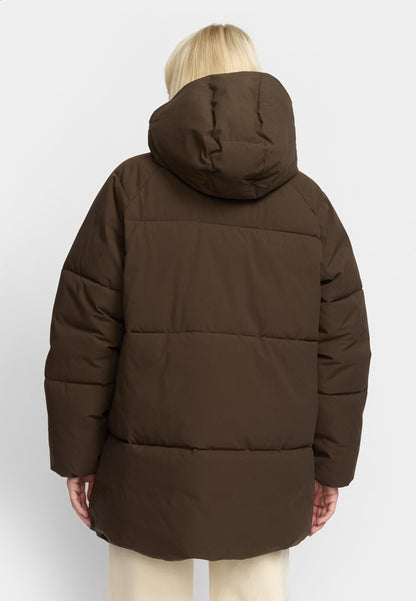 Selfhood - Oversize Puffer | Darkbrown