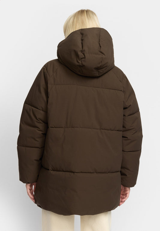 Selfhood - Oversize Puffer | Darkbrown