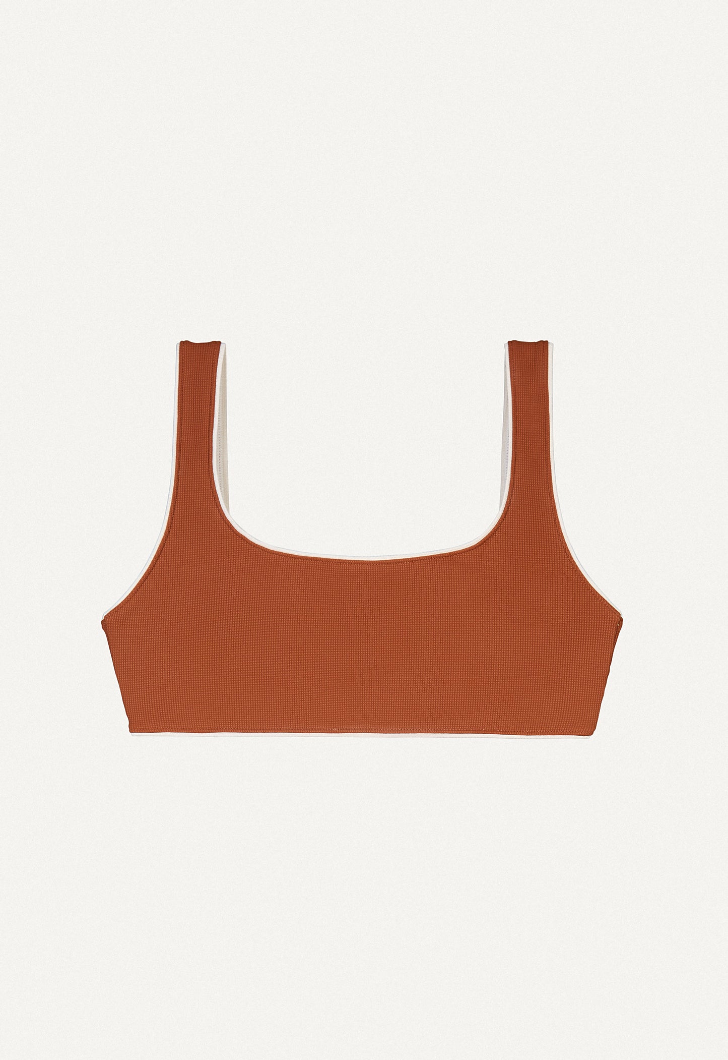 Oy surf - Vento Bikinitop | Chestnut Brown Piqué
