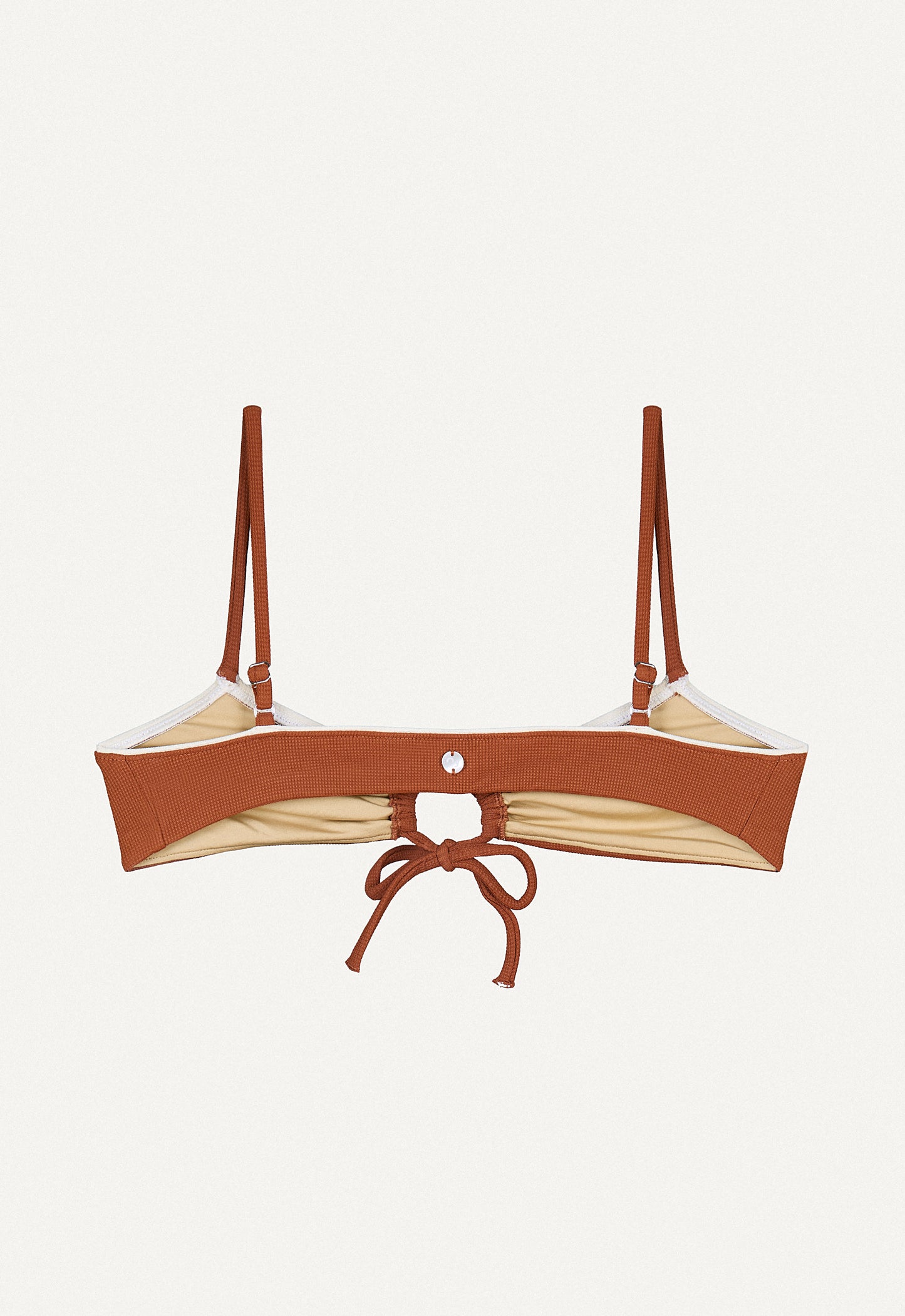 Oy surf - Joran Bikinitop | Chestnut Brown Piqué