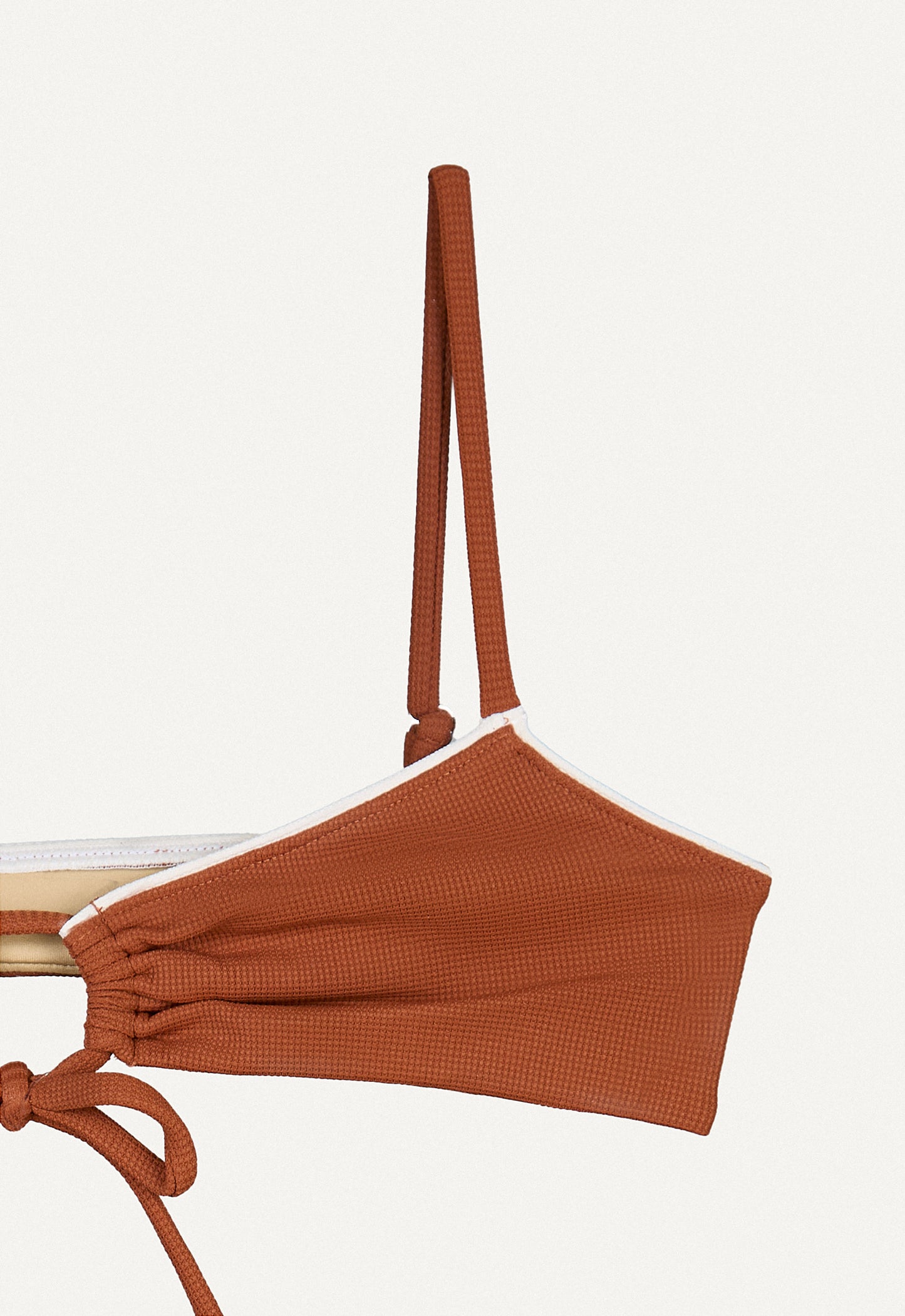 Oy surf - Joran Bikinitop | Chestnut Brown Piqué