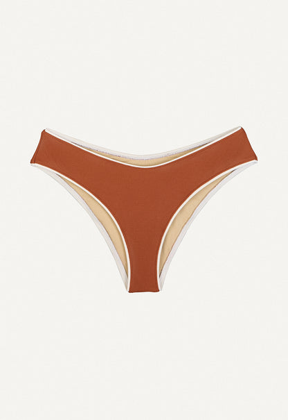 Oy surf - Calima Bikinihose | Chestnut Brown Piqué