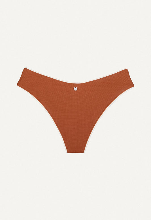 Oy surf - Calima Bikinihose | Chestnut Brown Piqué