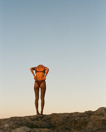 Oy surf - Calima Bikinihose | Chestnut Brown Piqué