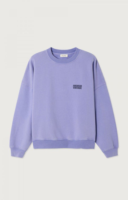 American Vintage - Plizzy Sweatshirt Provence Chine