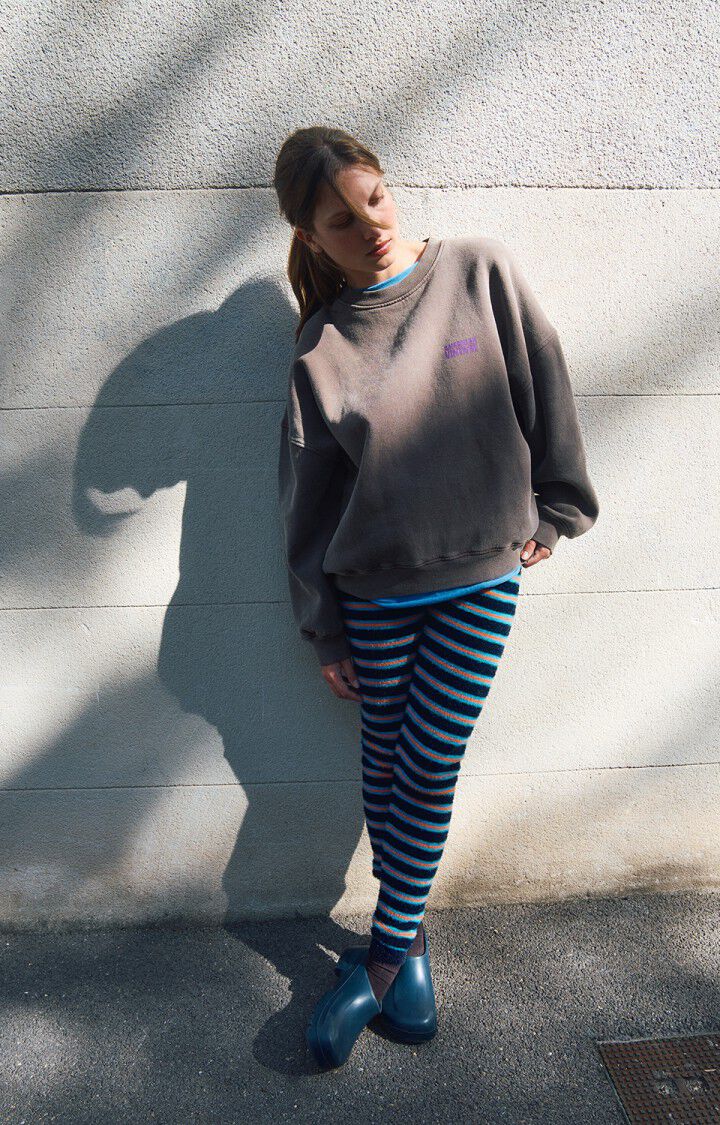 American Vintage - Plizzy Sweatshirt Chataignier Vintage