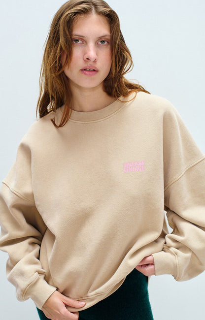 American Vintage - Plizzy Sweatshirt Dune Vintage