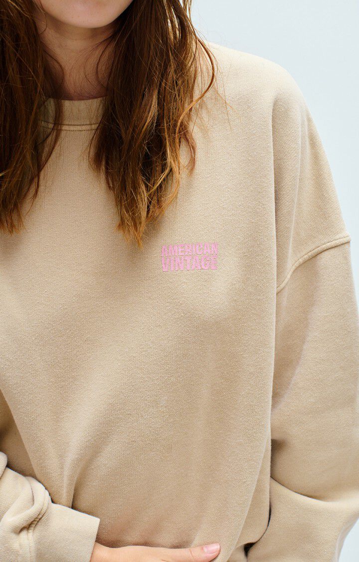 American Vintage - Plizzy Sweatshirt Dune Vintage