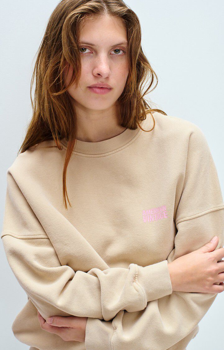 American Vintage - Plizzy Sweatshirt Dune Vintage