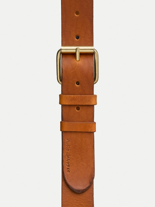 Nudie Jeans - Pedersson Leder Gürtel Toffee Brown