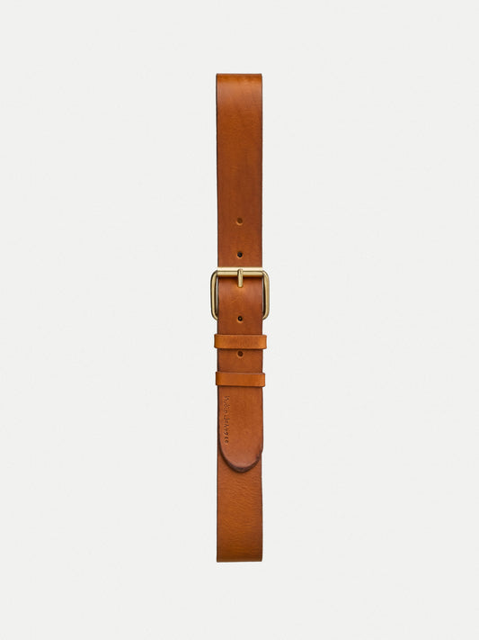 Nudie Jeans - Pedersson Leder Gürtel Toffee Brown