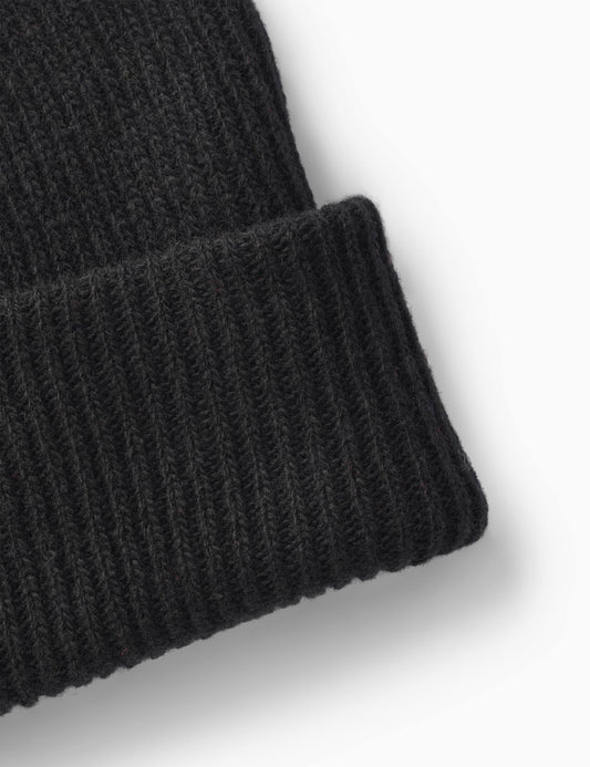 forêt - Relax Rib Beanie Black