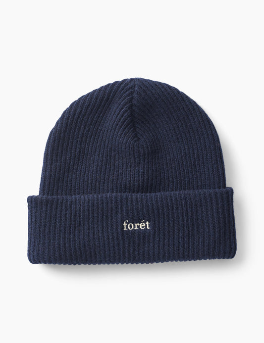 forêt - Relax Rib Beanie Navy