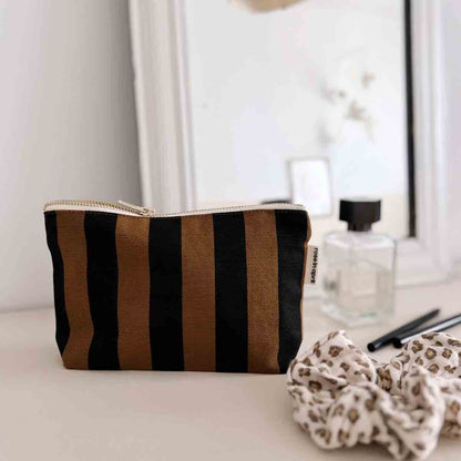 Rose in April - Sofia Pouch Cumin Stripes
