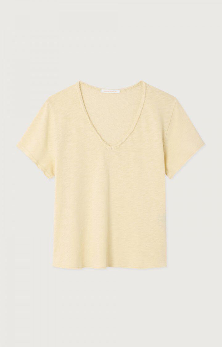 American Vintage - Sonoma T-Shirt V-Neck Vanille Vintage