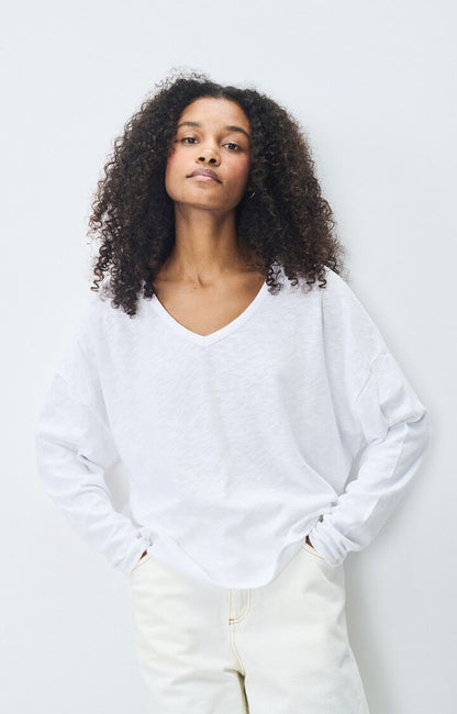 American Vintage - Sonoma Longsleeve | Blanc