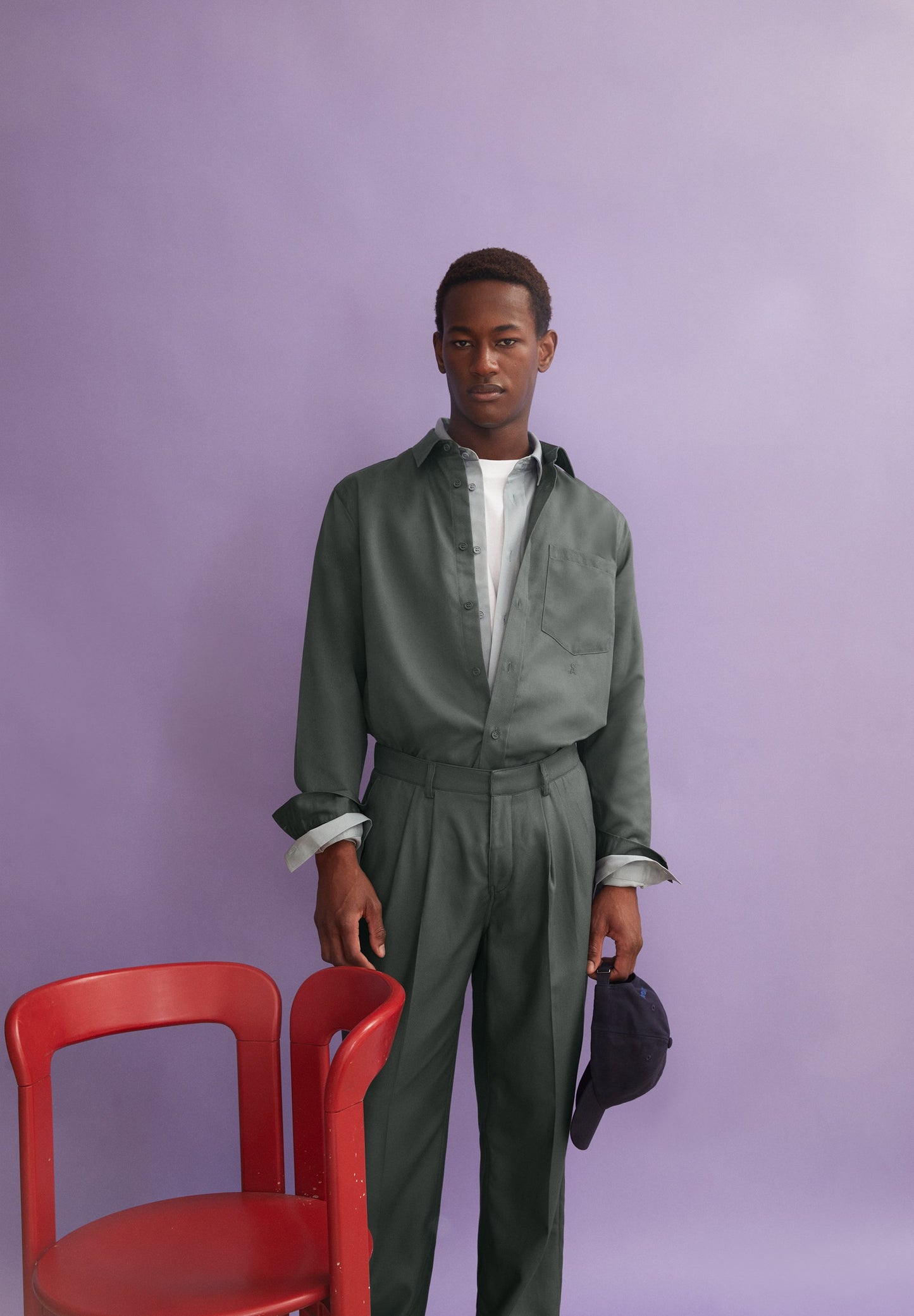 Armedangels - SKJORTAAS Hemd Space Steel