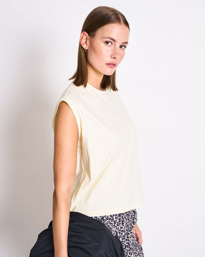 JAN'N JUNE - OVAR T-Shirt Buttermilk