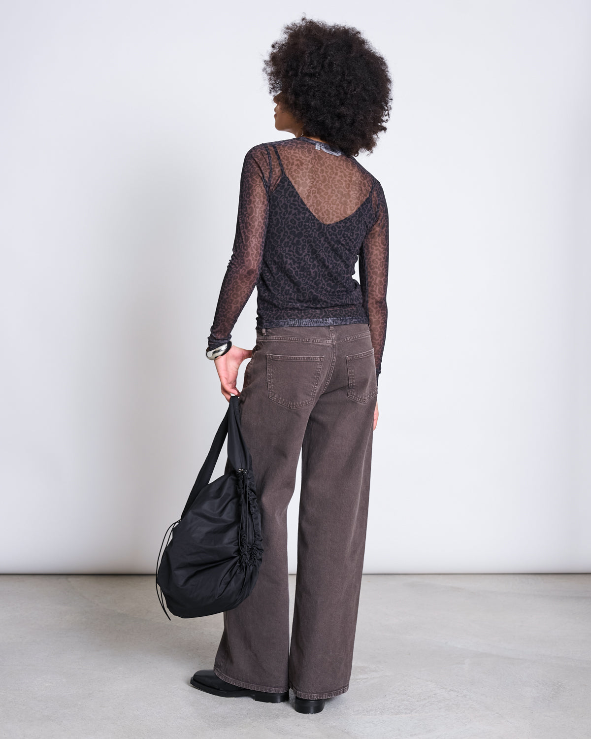 JAN'N JUNE- Dora Mesh Longsleeve | Dark Leo
