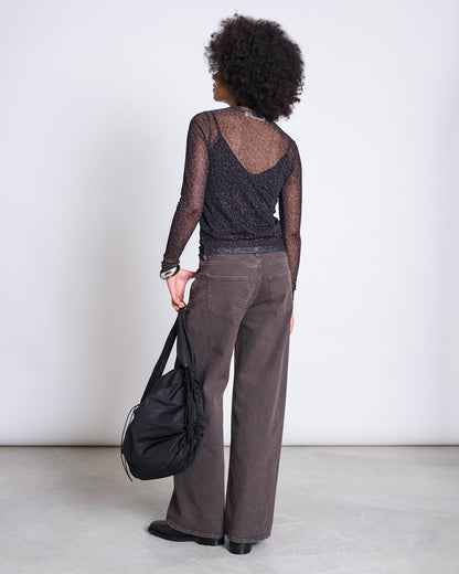JAN'N JUNE- Dora Mesh Longsleeve | Dark Leo