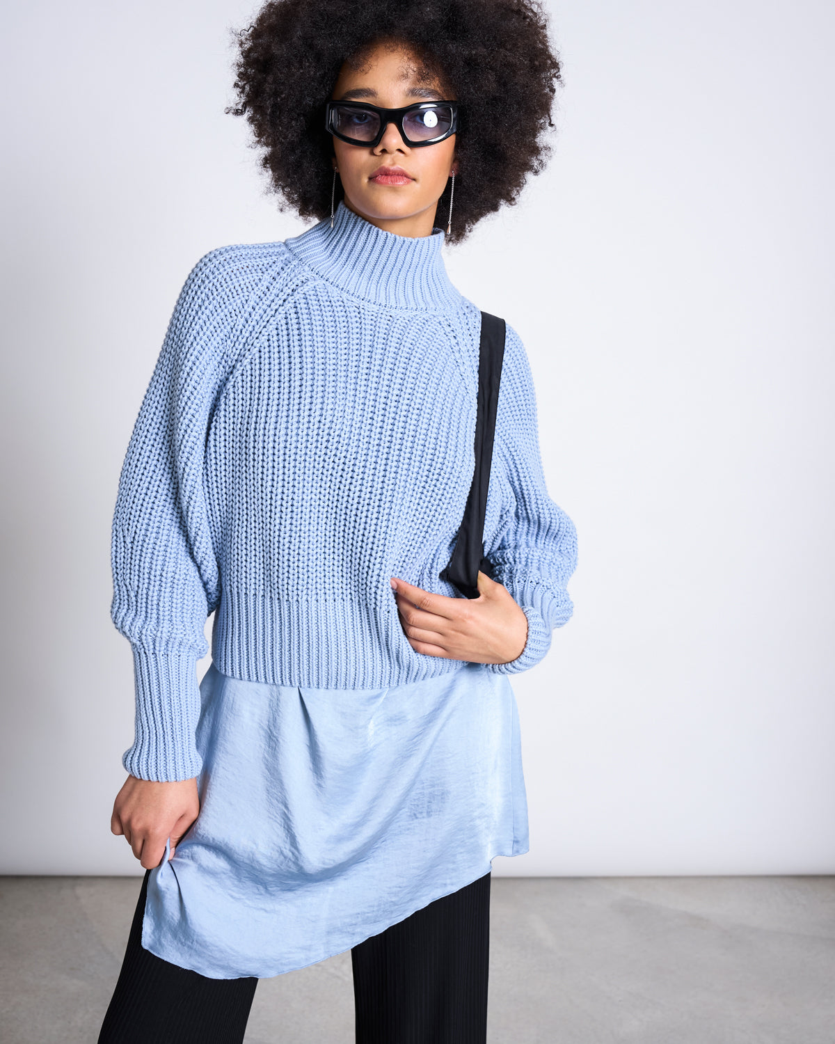 JAN'N JUNE - OLA Jumper | Mid Blue