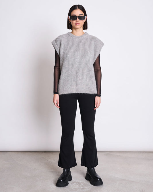 JAN'N JUNE - THANDA Wooly Slipover Light Grey