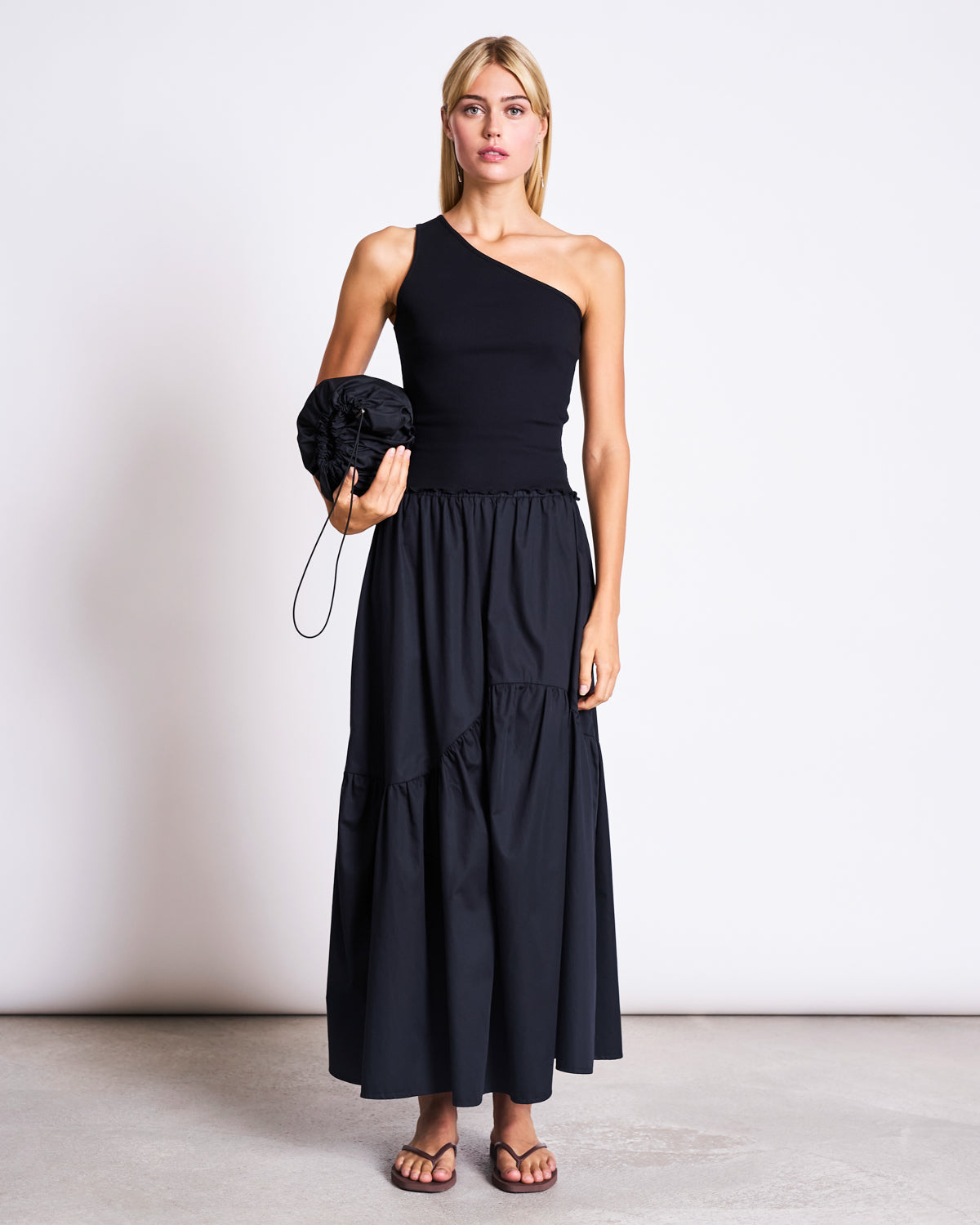 JAN'N JUNE - Tigris One Shoulder Top | Black