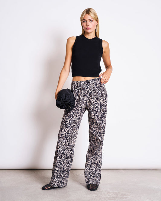 JAN'N JUNE - SOBY Cotton Leo Print Pants