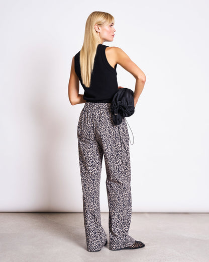 JAN'N JUNE - SOBY Cotton Leo Print Pants
