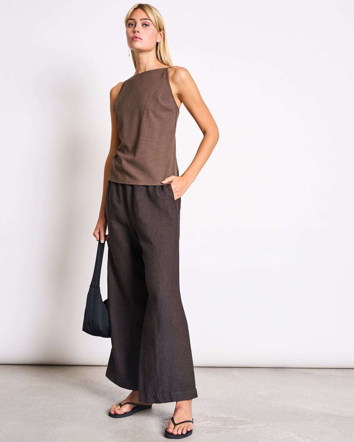 JAN'N JUNE - BEVEREN Linen Pants | Mud