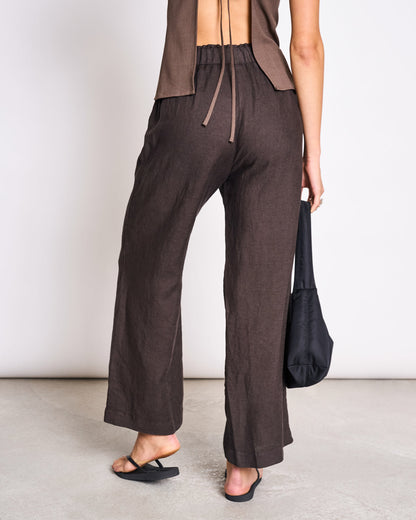 JAN'N JUNE - BEVEREN Linen Pants | Mud
