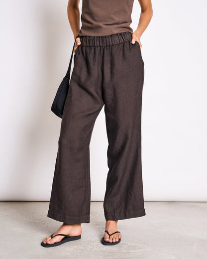 JAN'N JUNE - BEVEREN Linen Pants | Mud