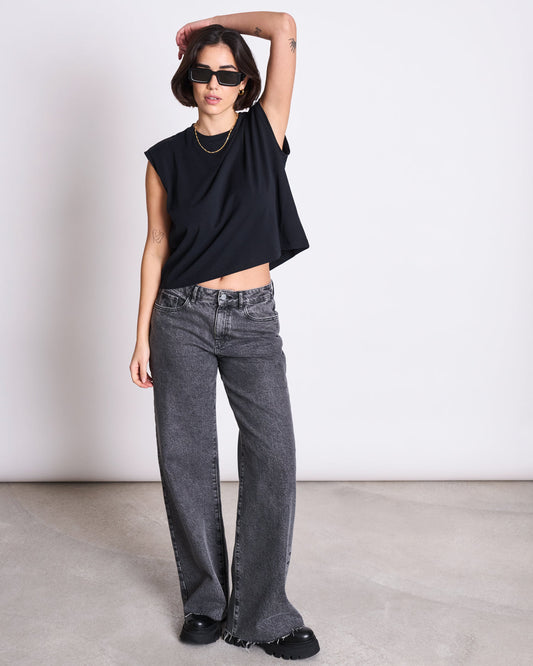 JAN'N JUNE - OVAR T-Shirt Black