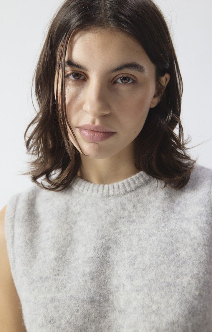 American Vintage - Vitow Slipover Gris Clair Chine