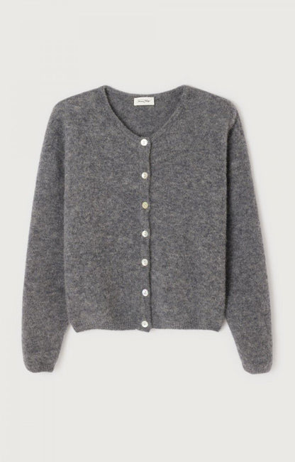 American Vintage - Vitow Cardigan Acier Chine