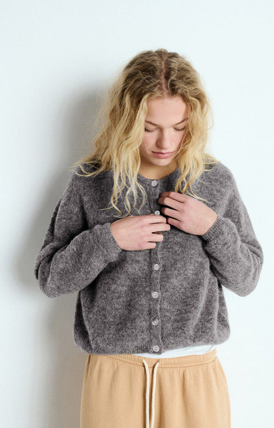 American Vintage - Vitow Cardigan Acier Chine