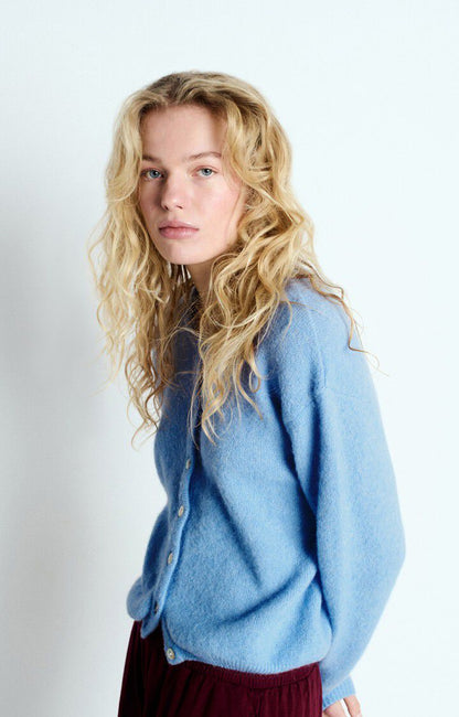 American Vintage - Vitow Cardigan Atmosphere Chine