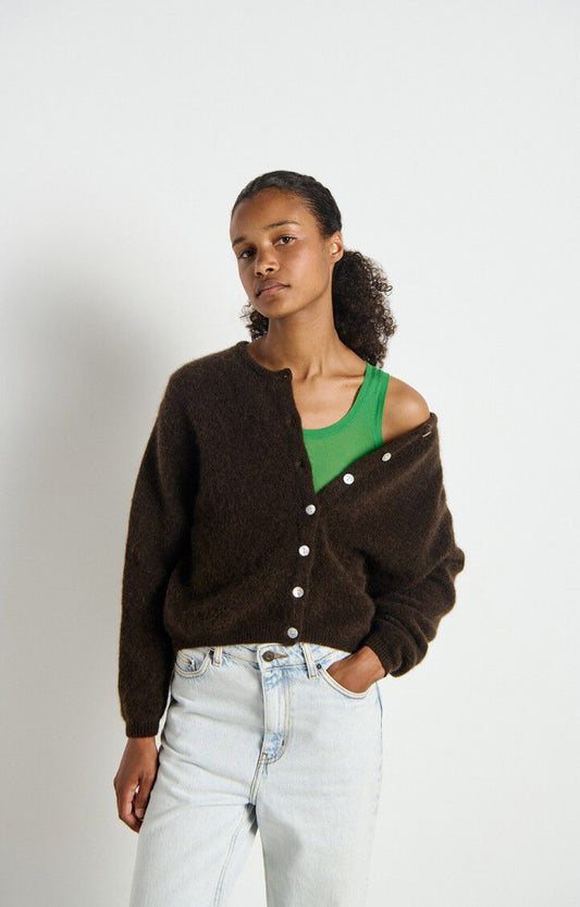 American Vintage - Vitow Cardigan Cafe Chine