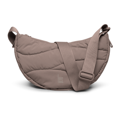 GOT BAG - Wavy Puffer Moon Bag Small Oyster