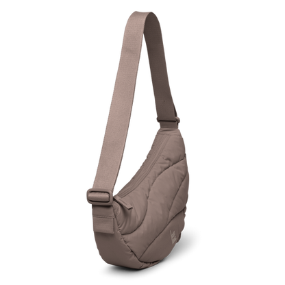 GOT BAG - Wavy Puffer Moon Bag Small Oyster