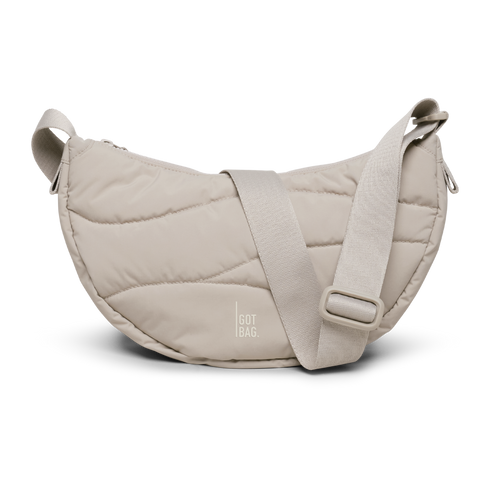 GOT BAG - Wavy Puffer Moon Bag Small Scallop