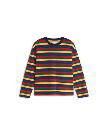 Thinking Mu - Emily Rex Yarnd Dyed Longsleeve | Multicolor