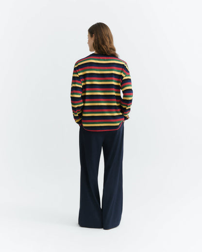 Thinking Mu - Emily Rex Yarnd Dyed Longsleeve | Multicolor
