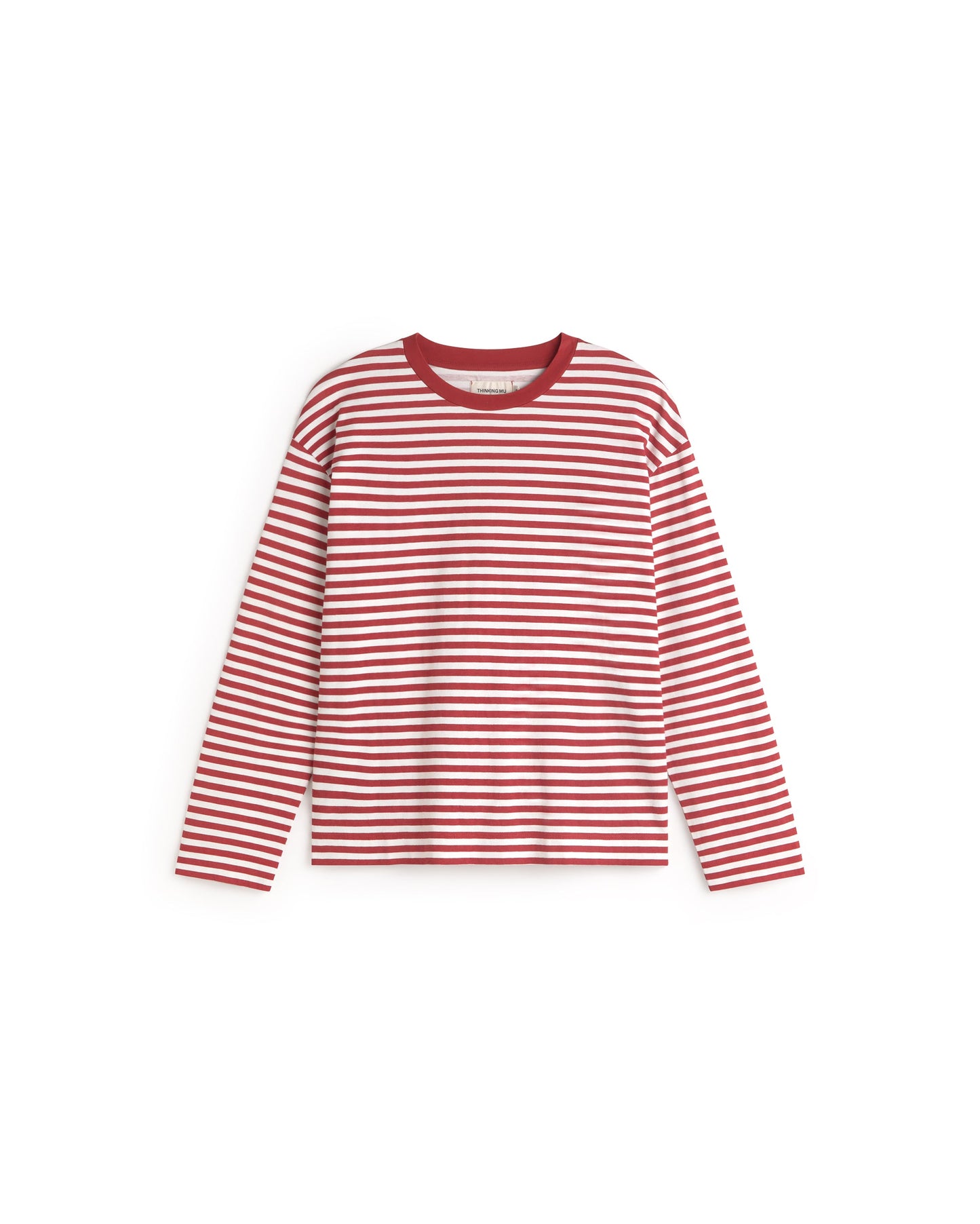 Thinking Mu - Emily Longsleeve | Pape Red/Offwhite
