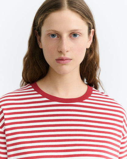 Thinking Mu - Emily Longsleeve | Pape Red/Offwhite