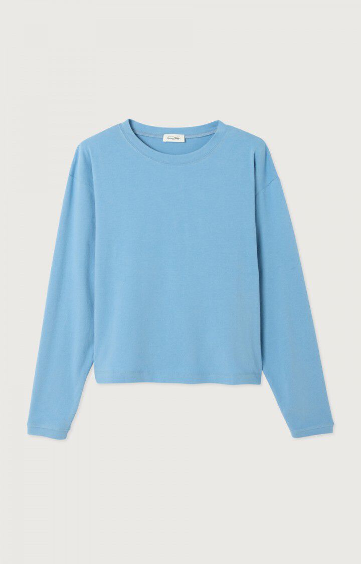 American Vintage - YPAWOOD Longsleeve Blue Melange