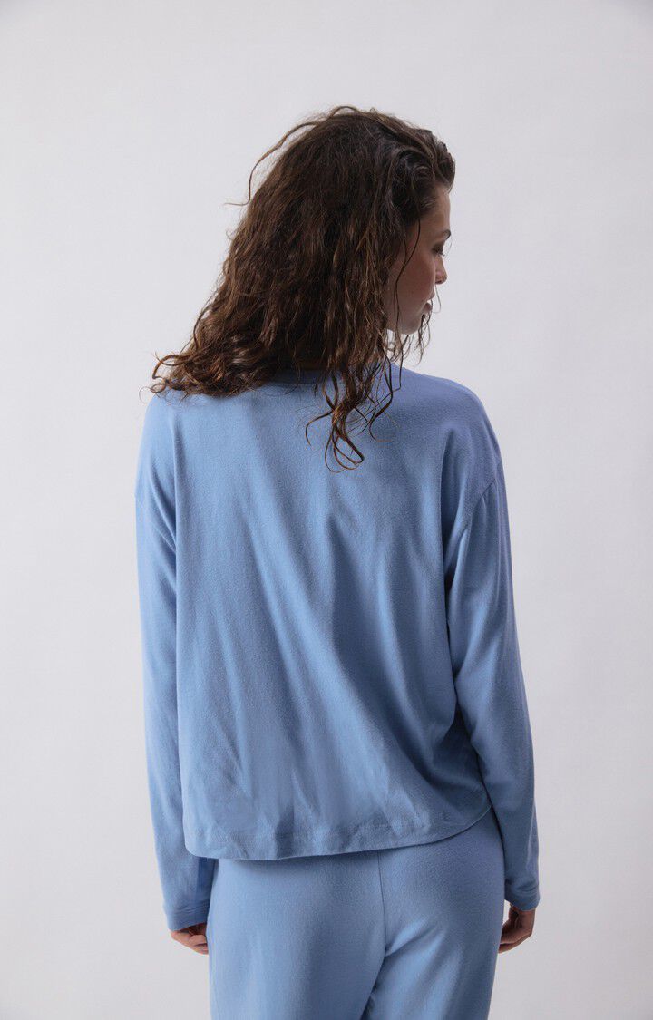 American Vintage - YPAWOOD Longsleeve Blue Melange