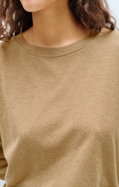 American Vintage - YPAWOOD Longsleeve Macchiato Chine